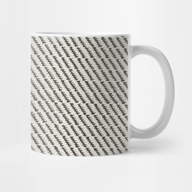 Seamless black and white diagonal stripe textile pattern by FOGSJ